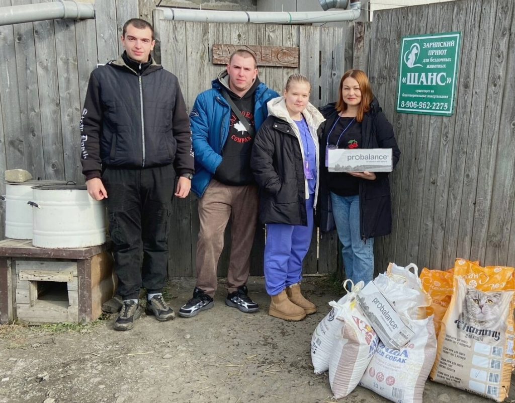 Благотворительный фонд «Мой Алтай» совместно с IT-компанией «Киберия» продолжают поддерживать приюты для животных